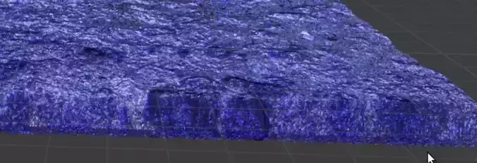 Small Lake Water Free 3D model