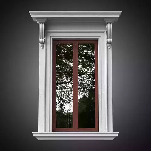 Classical window without pediment