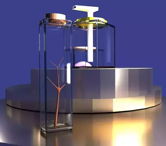 Bottle Pump 3D Mobel