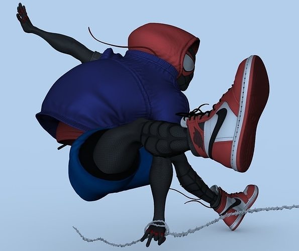 Spiderman Miles Morales 3D print model