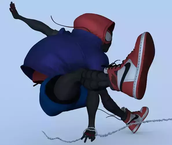 Spiderman Miles Morales 3D print model