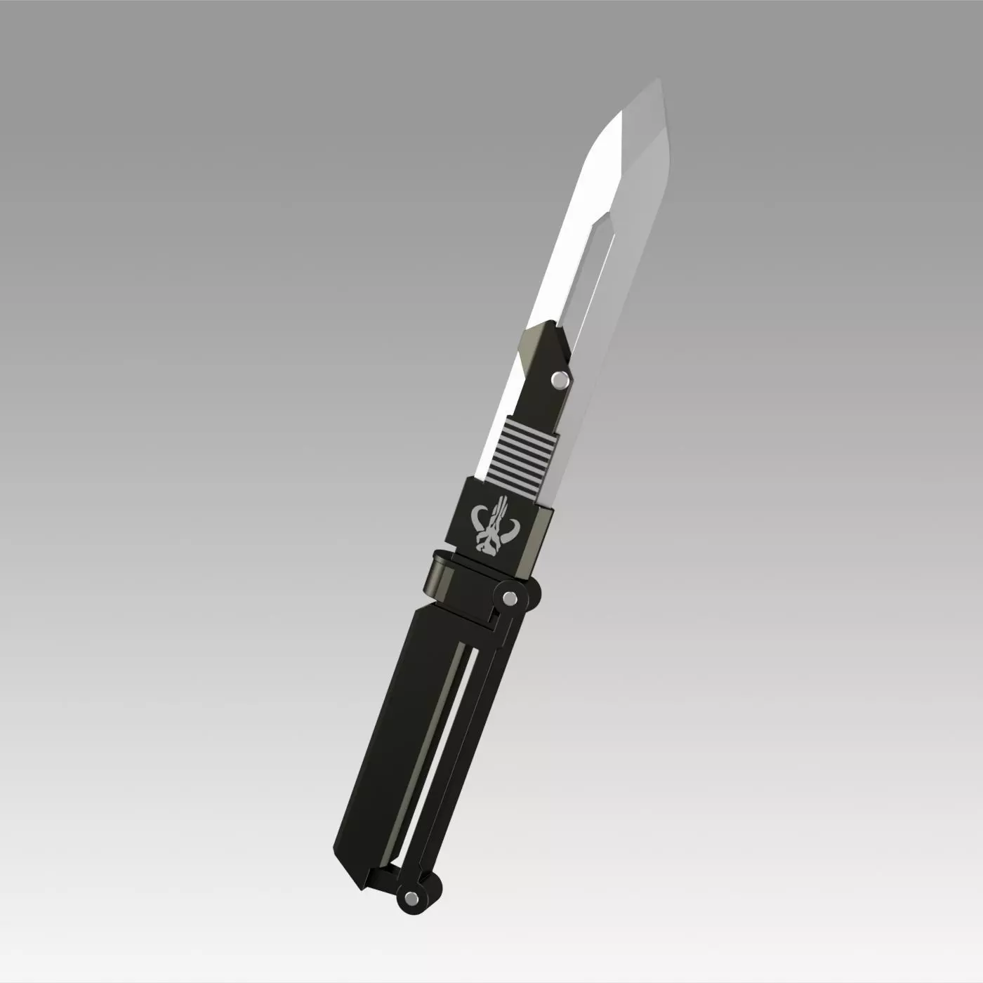 The Mandalorian Knife Vibroblade cosplay prop replica 3D print model