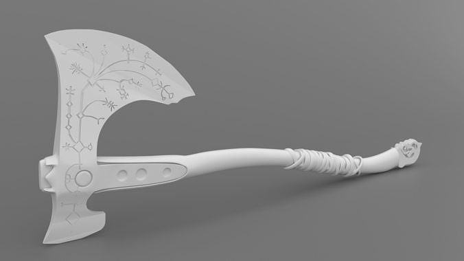 Leviathan Axe - God of War 2018 3D Print Model 3D print model