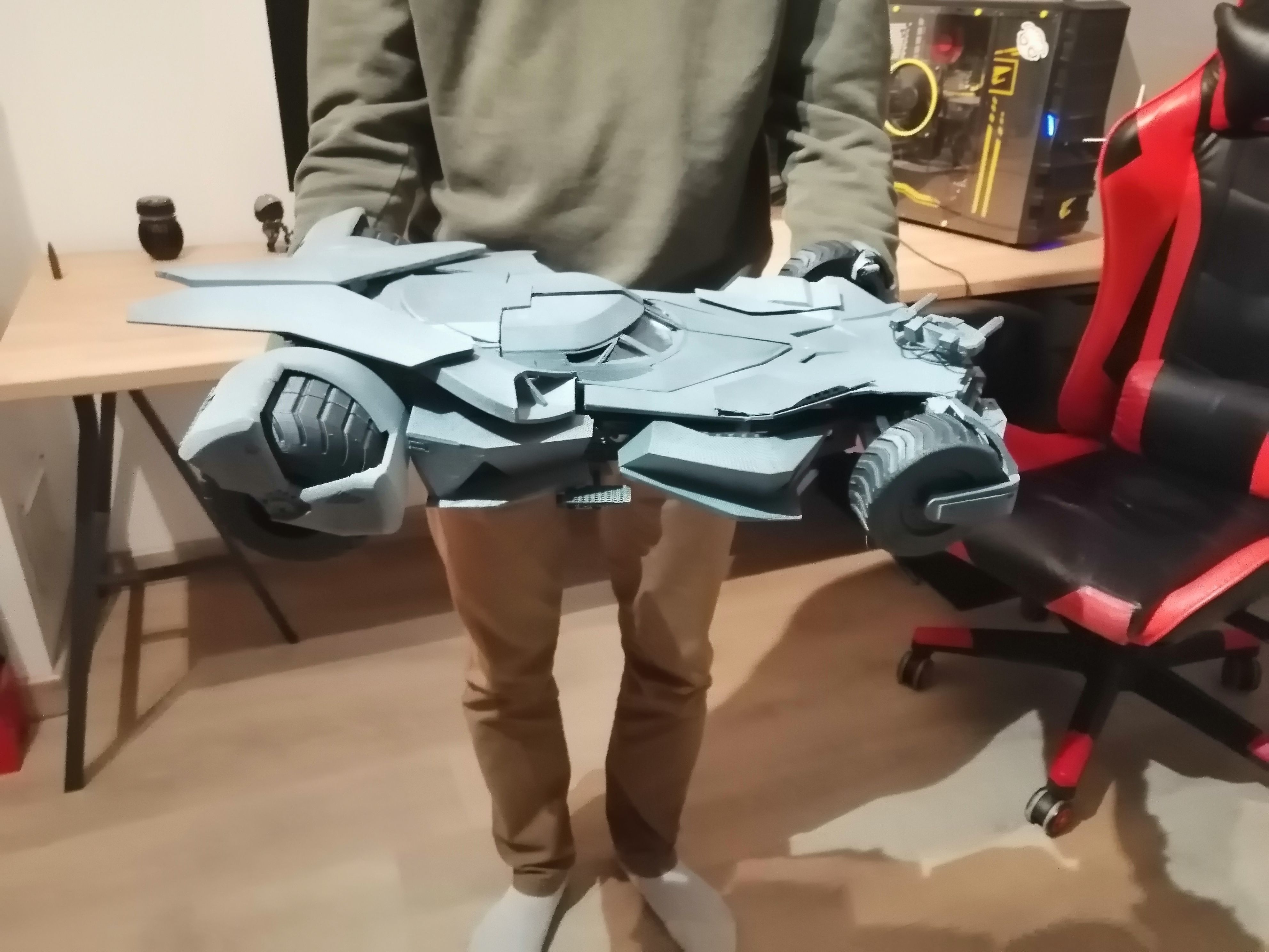 BATMOBILE2016 realistic 3D model STL model batmobile 3D print model_2