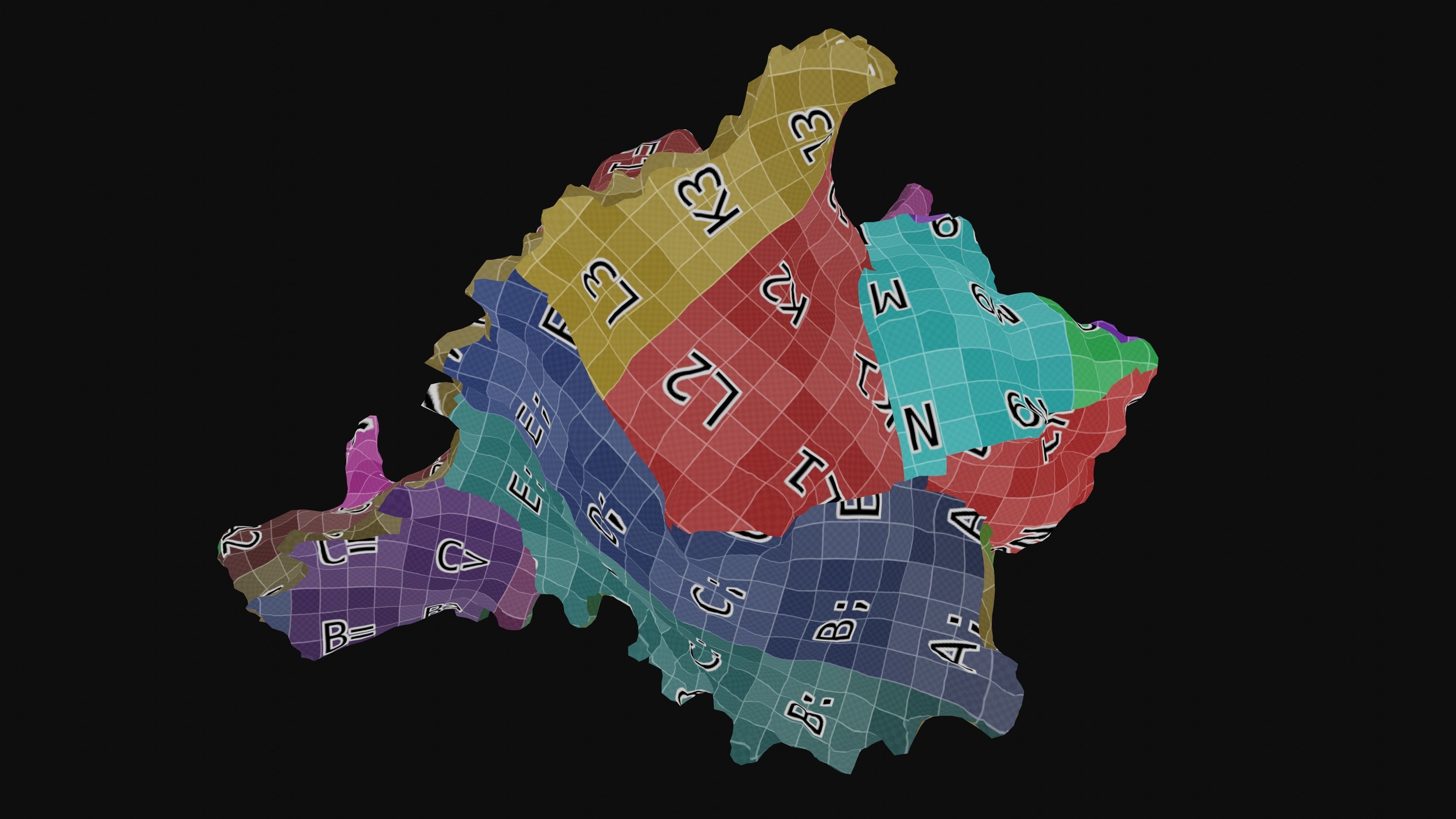 Murex Sea Shell Low-poly 3D model_32