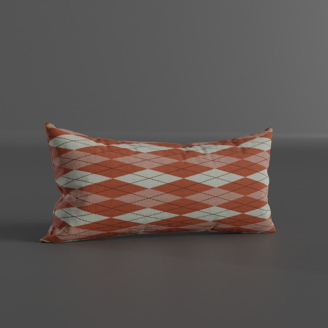 Pack of 8 Cushions 3D model_6
