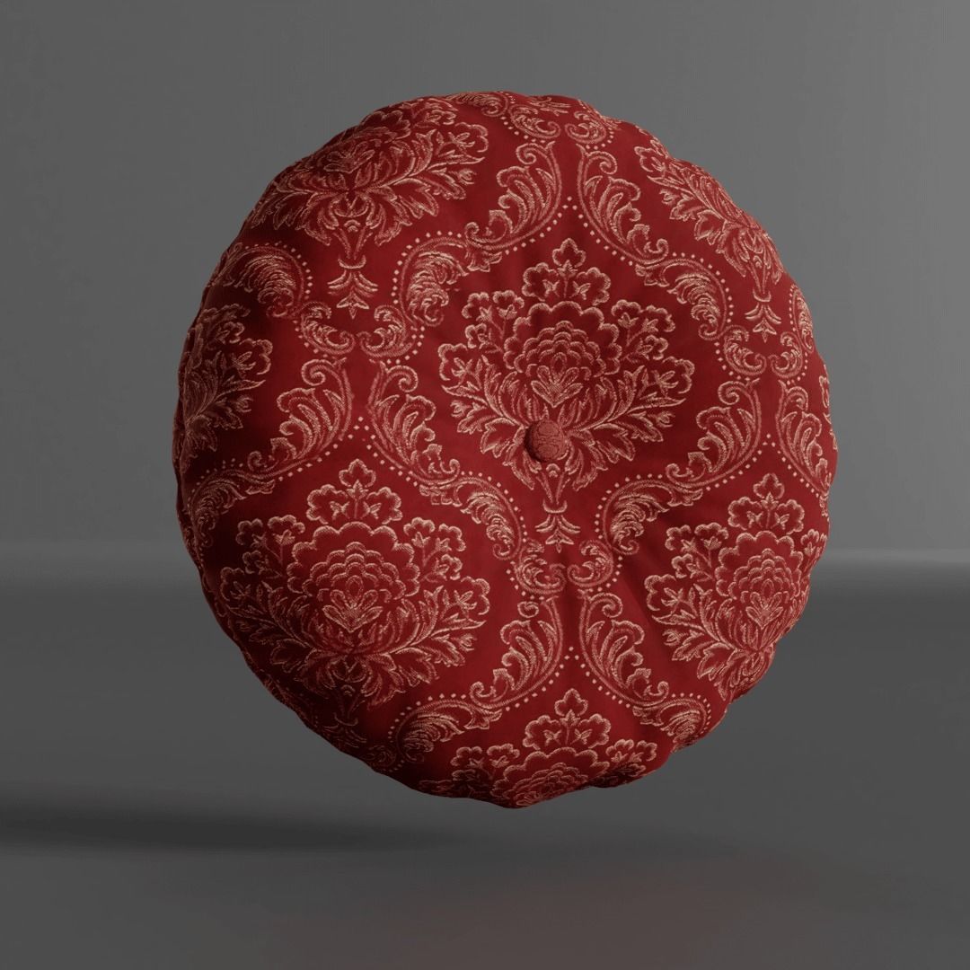Pack of 8 Cushions 3D model_4
