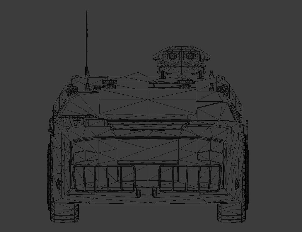 APC M757 city version Low-poly 3D model_11
