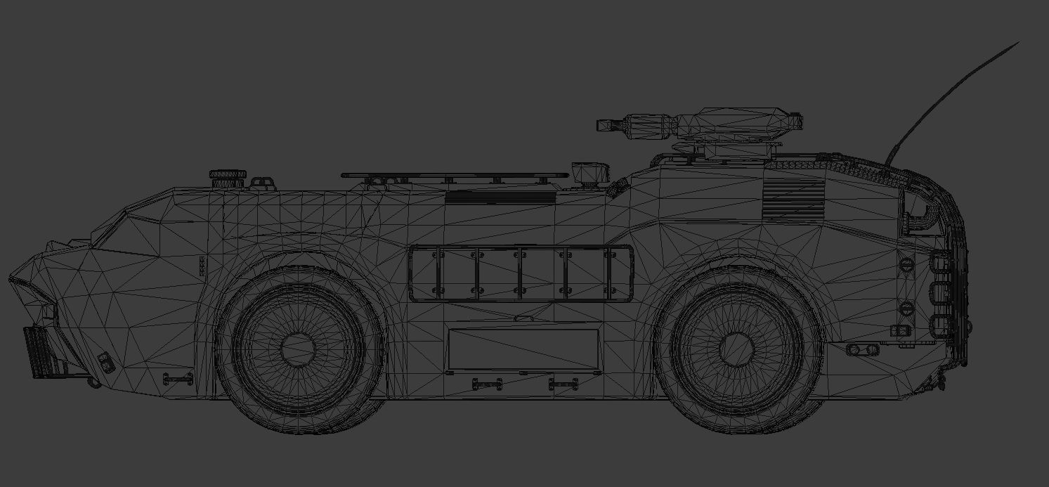 APC M757 city version Low-poly 3D model_12