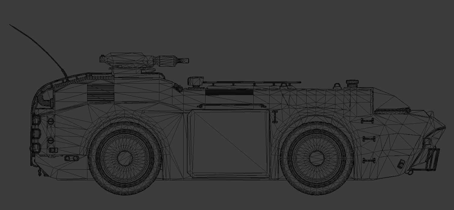 APC M757 city version Low-poly 3D model_10