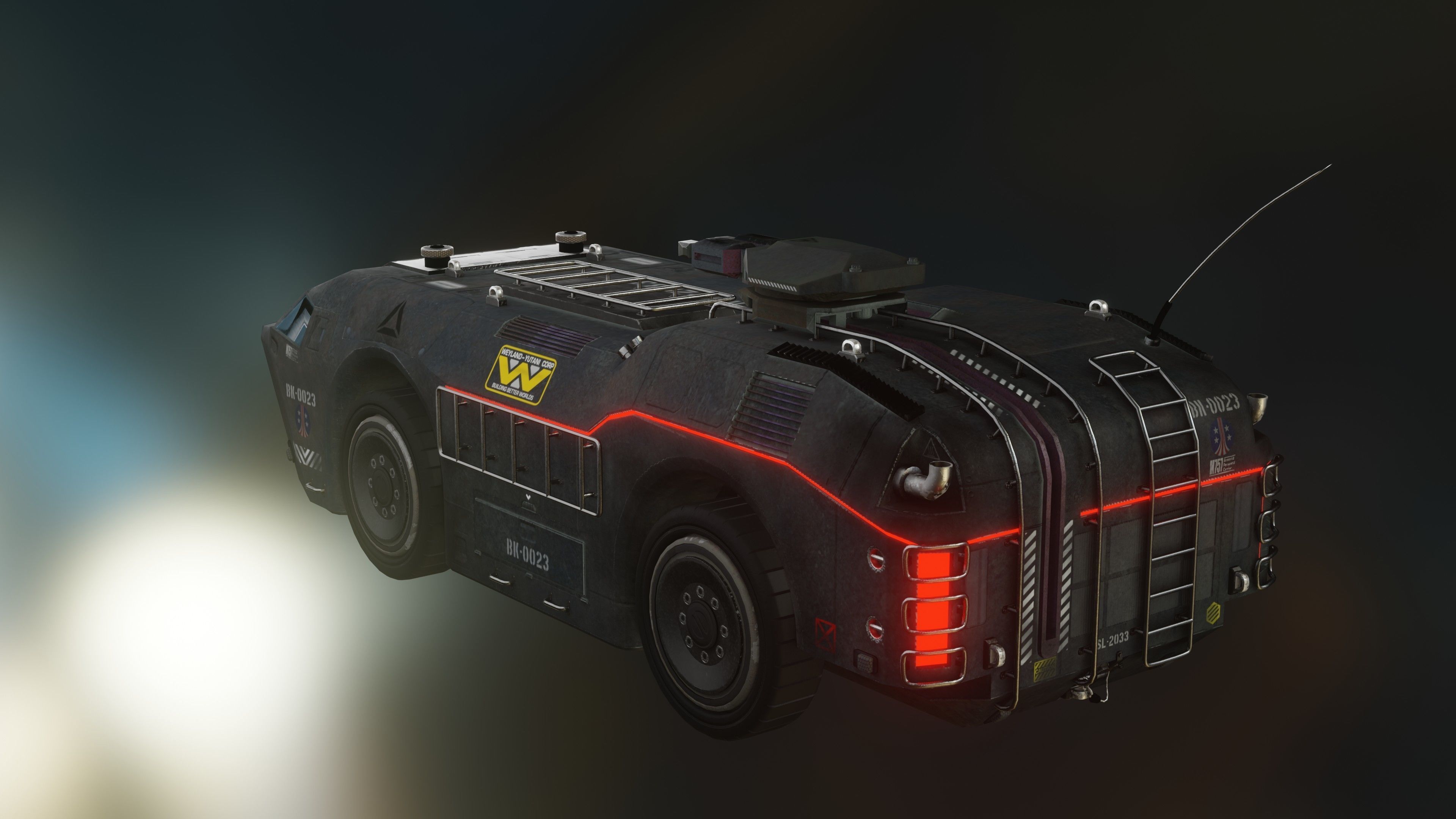 APC M757 city version Low-poly 3D model_1