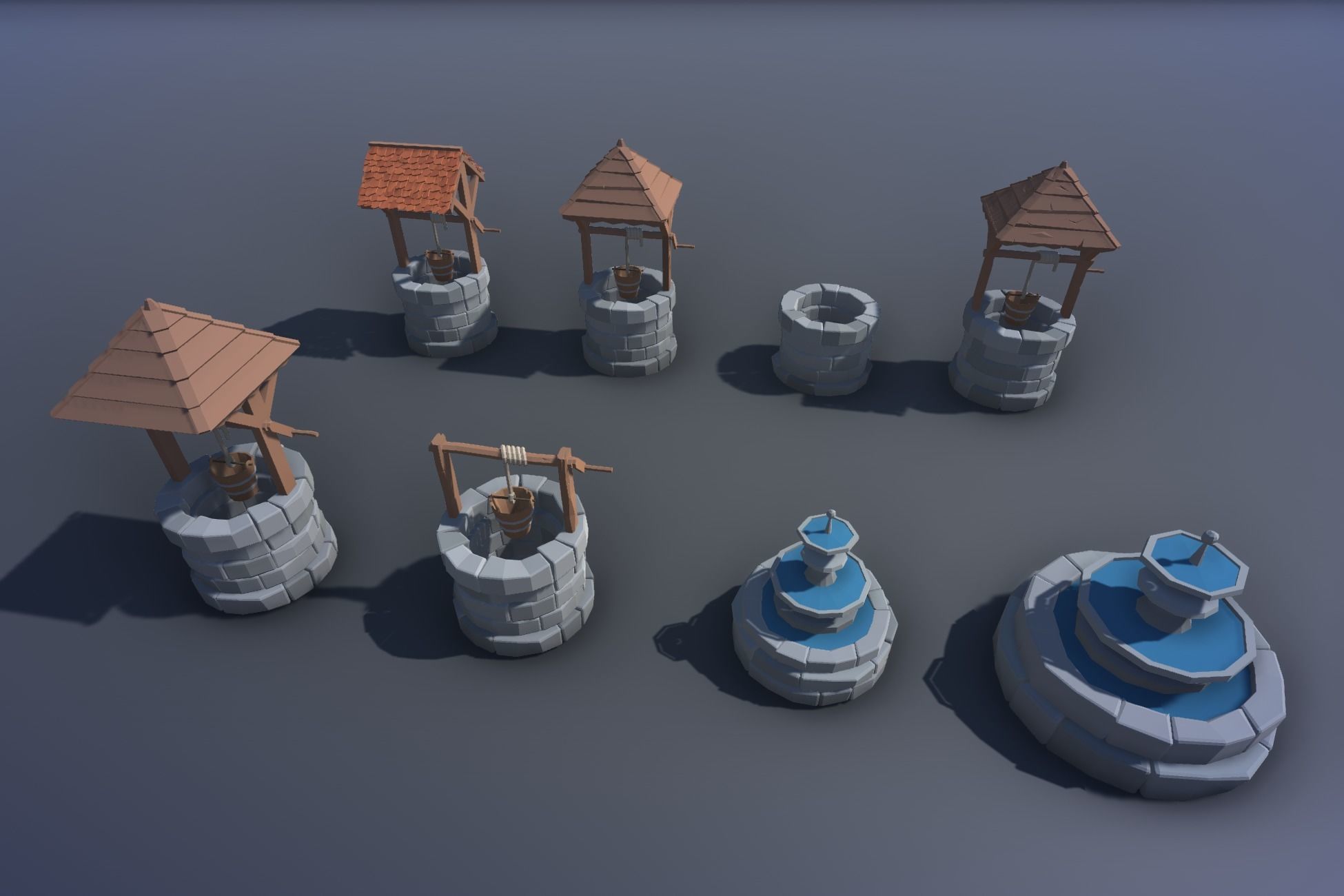 Low Poly Nature and Props Pack Low-poly 3D model_10