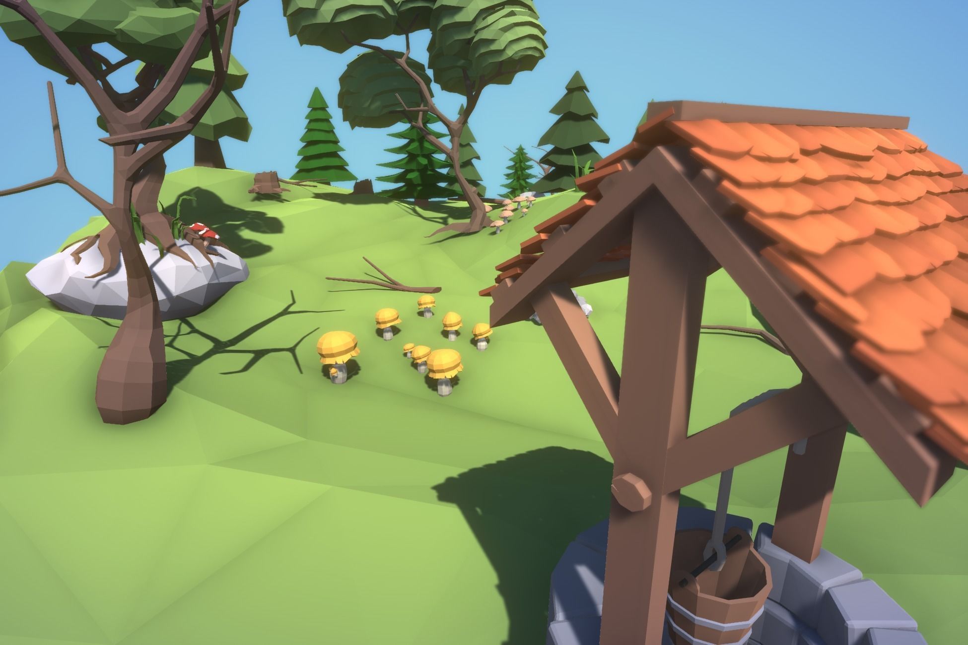 Low Poly Nature and Props Pack Low-poly 3D model_2