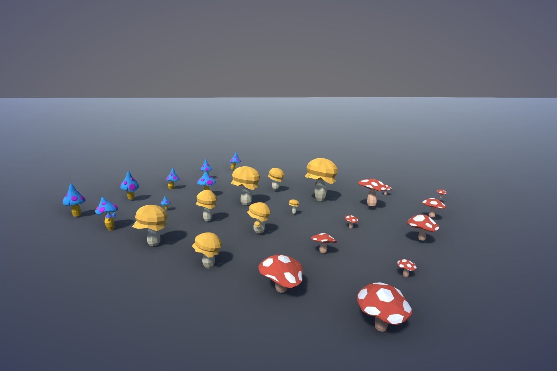 Low Poly Nature and Props Pack Low-poly 3D model_12