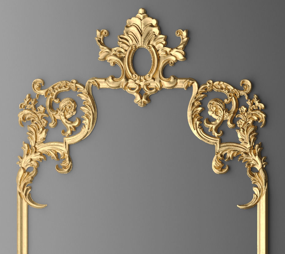 Frame molding 1 3D model_5