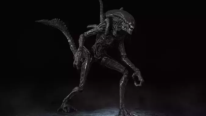 Xenomorph - Toy Scan 3D model