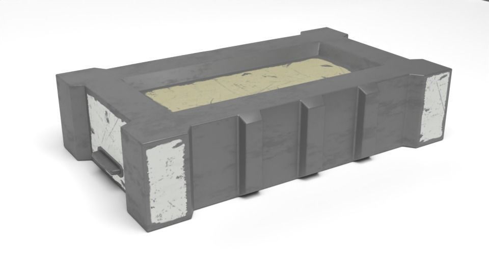 Death Star crate 1-6 scale Hottoys  Free 3D print model_3