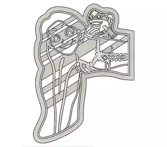 Cortante de Galletas Cookie cutter Rapunzel