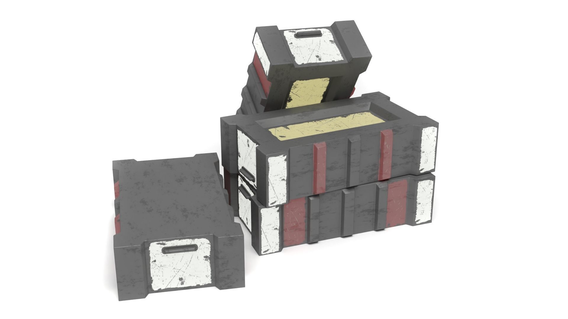 Death Star crate 1-48 scale Legion Free 3D print model_7