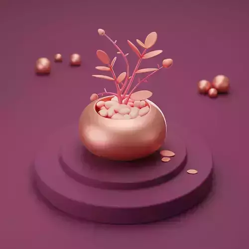 Full 3d blender Scene include lighting and Materials 3D model