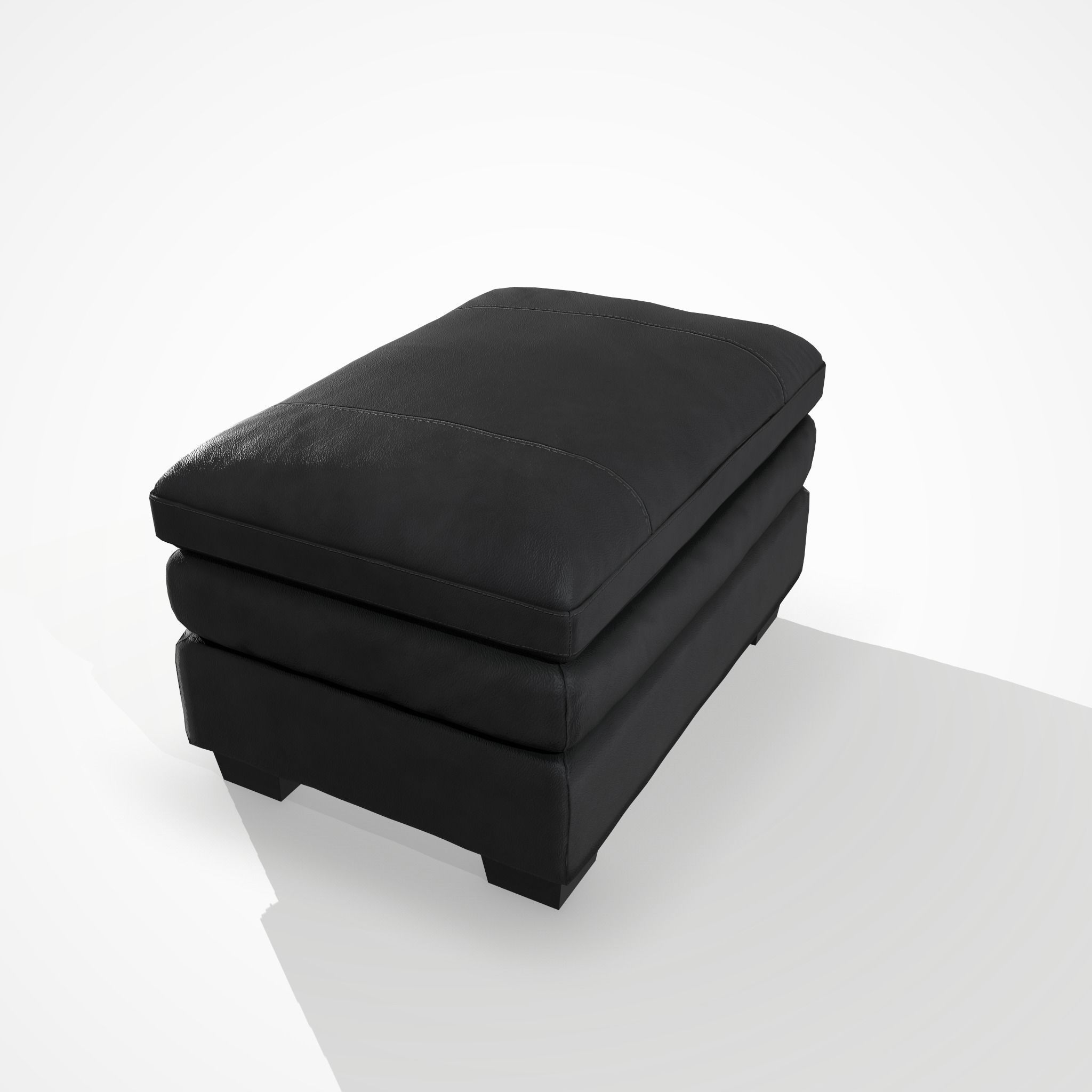 Gleason chair ottoman 3D model_6