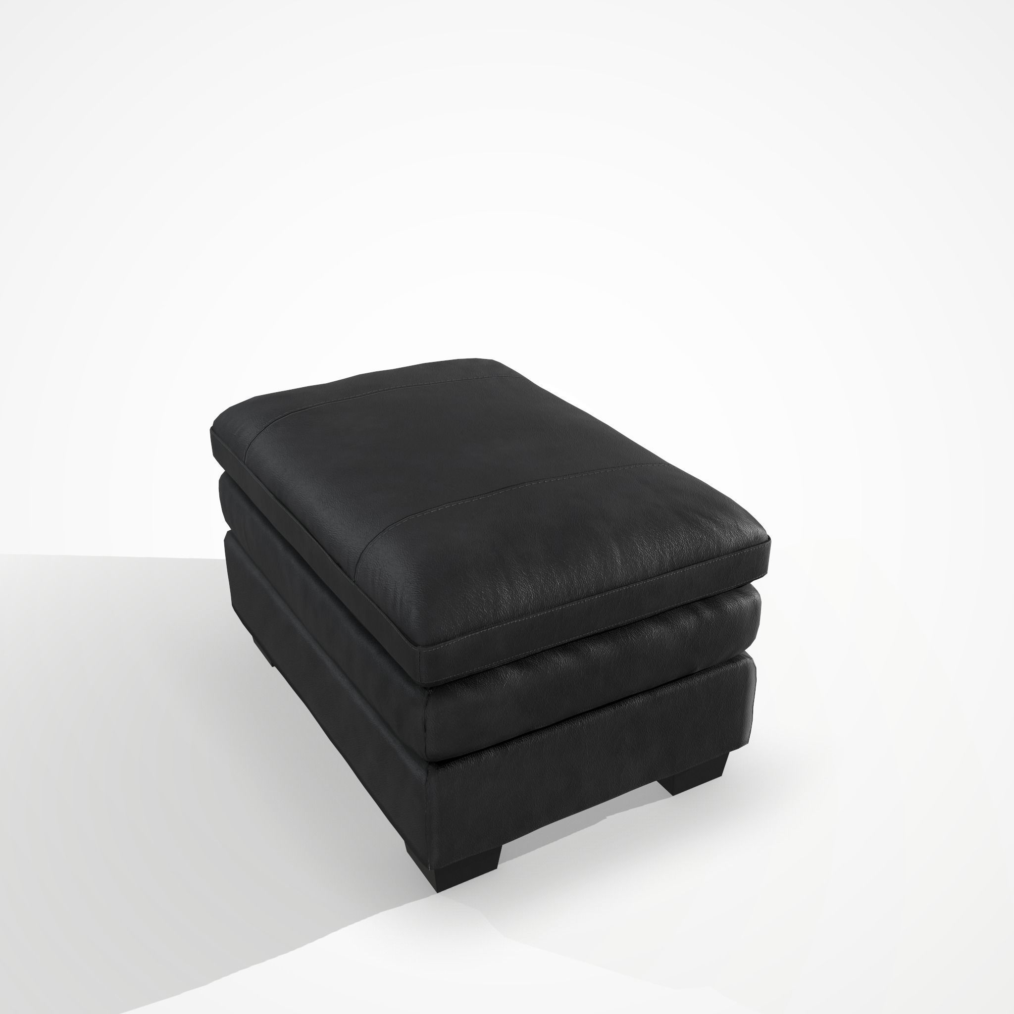 Gleason chair ottoman 3D model_5
