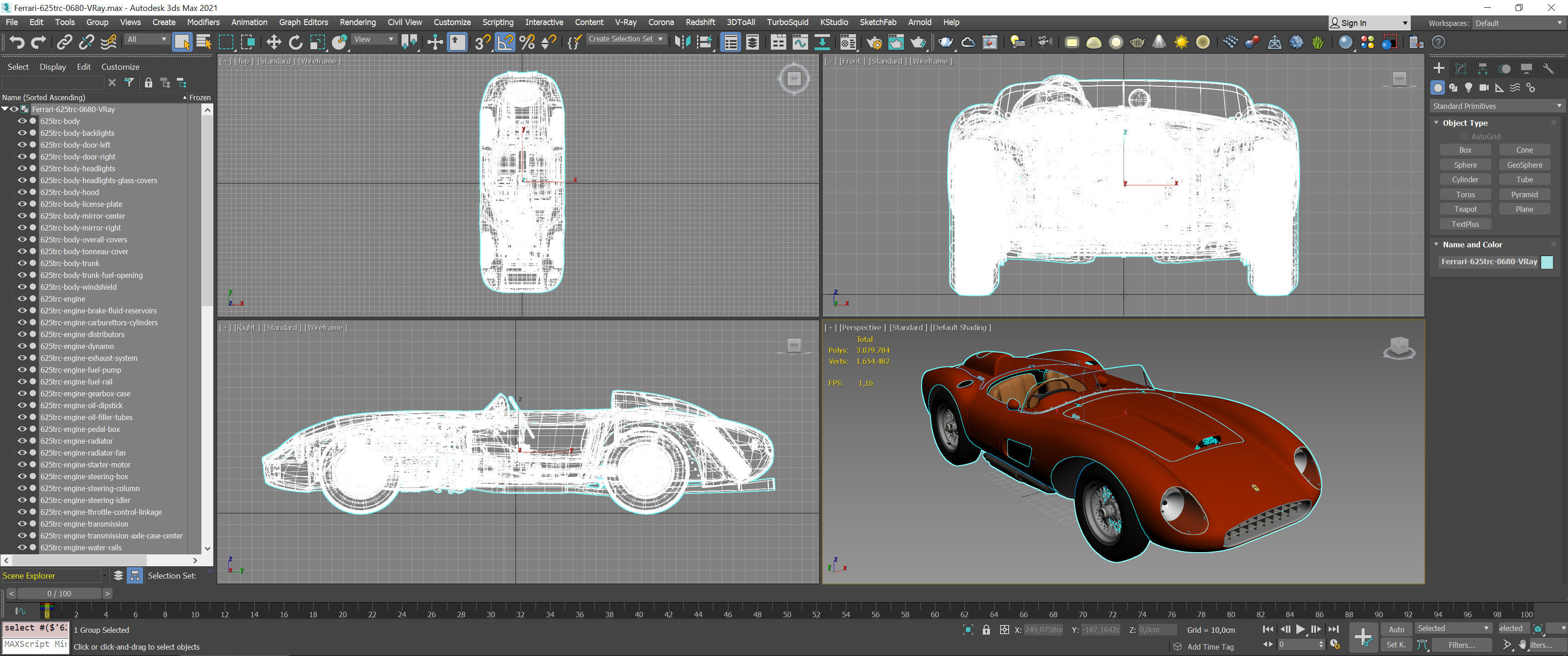 Ferrari 625 TRC Spider - 0680 MDTR 3D model_150