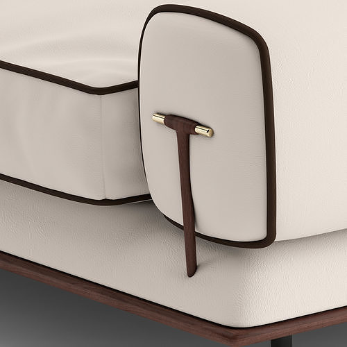 Turri Blues armchair 3D model 5