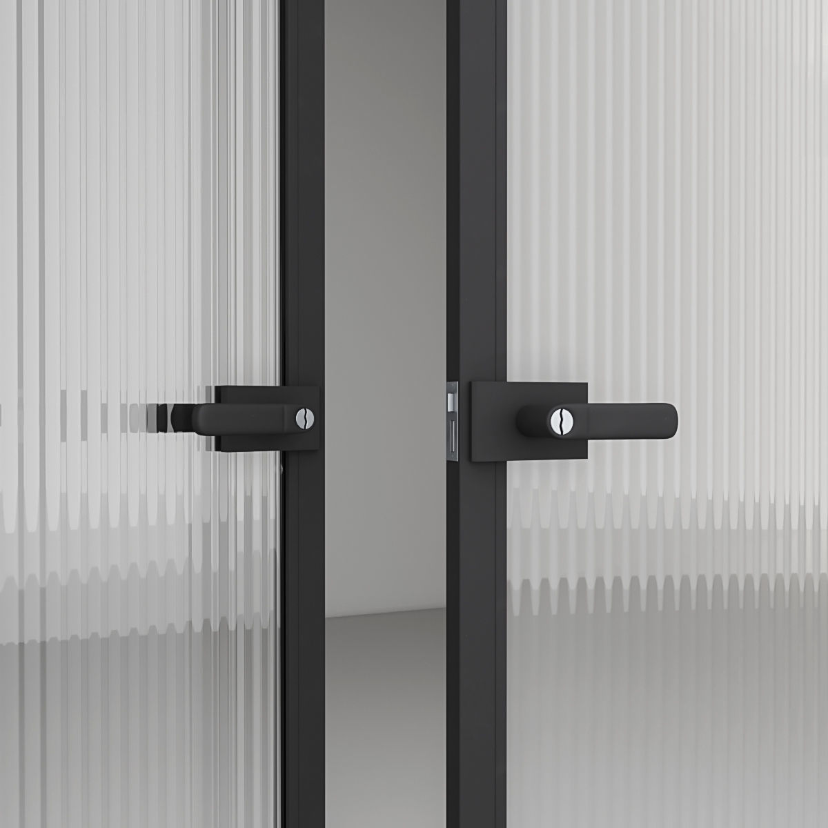 Aluminium door 3 3D model_2