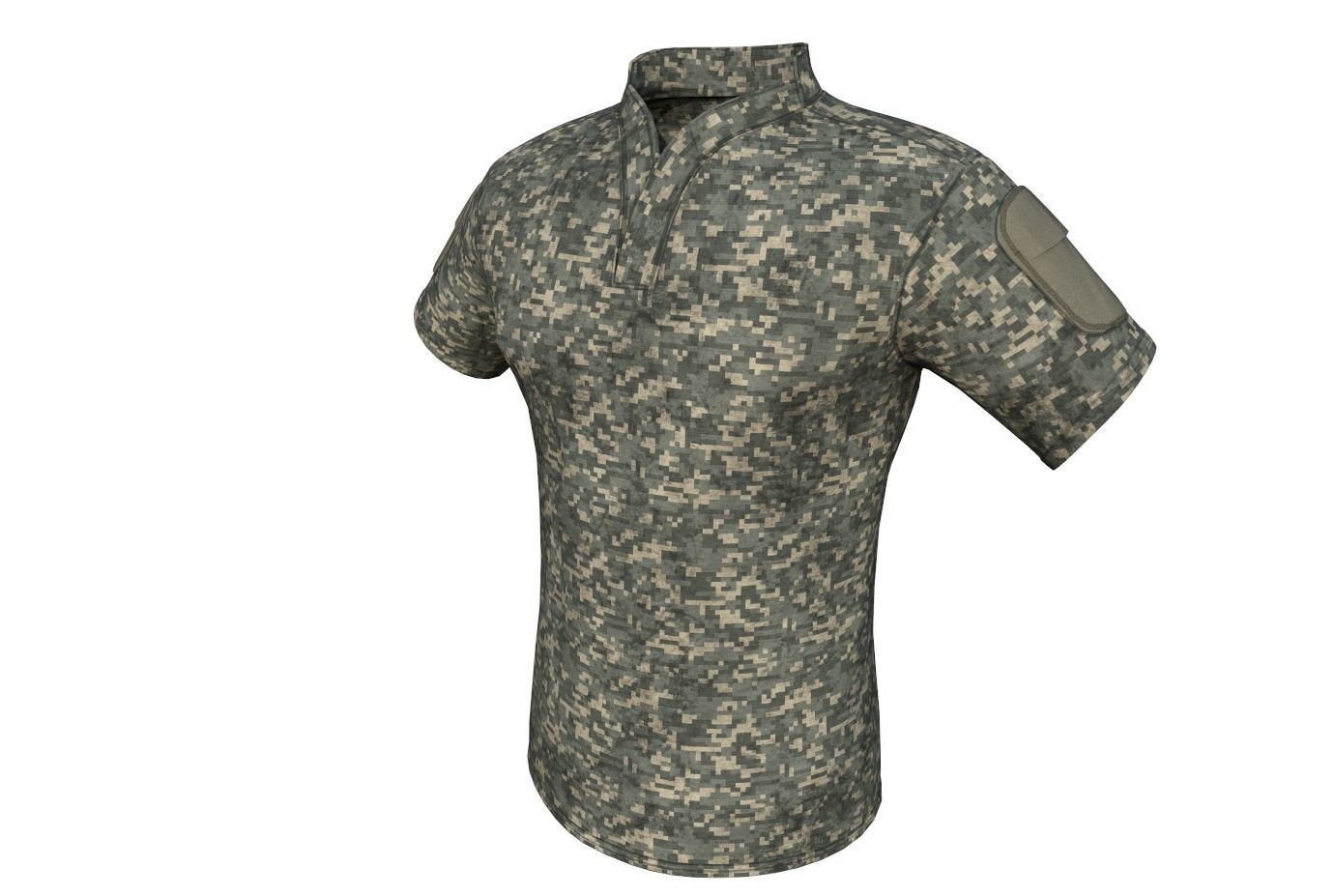 Velocity Systems Mens BOSS Rugby Tactical Shirt PBR Low-poly 3D model_52