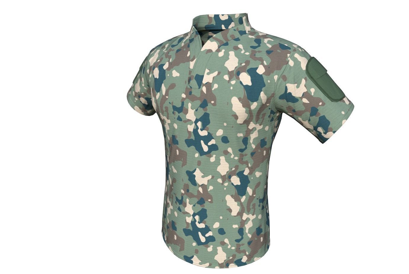 Velocity Systems Mens BOSS Rugby Tactical Shirt PBR Low-poly 3D model_35