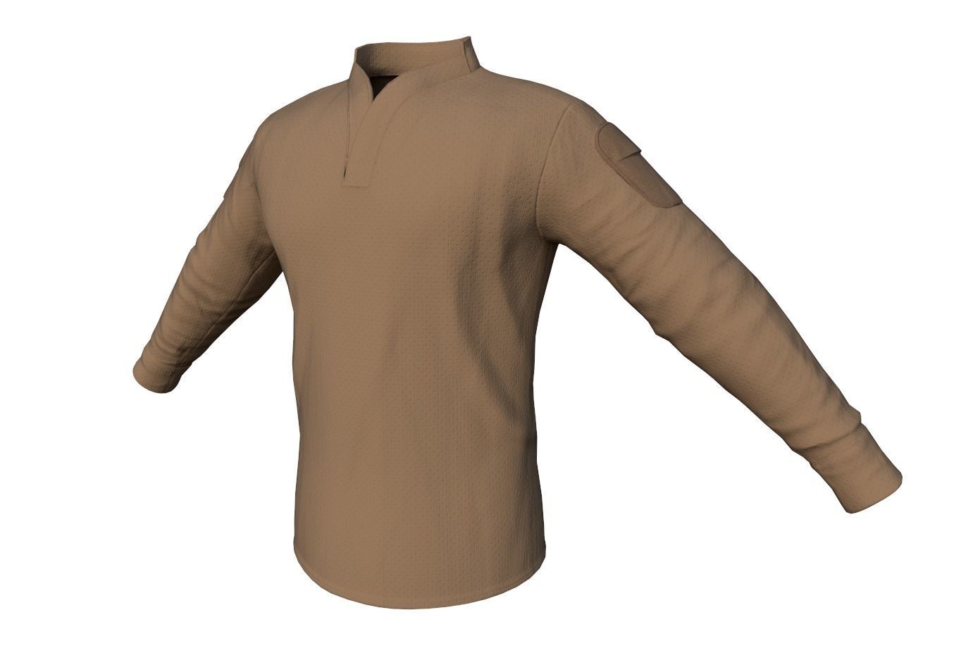 Velocity Systems Mens BOSS Rugby Tactical Shirt PBR Low-poly 3D model_18