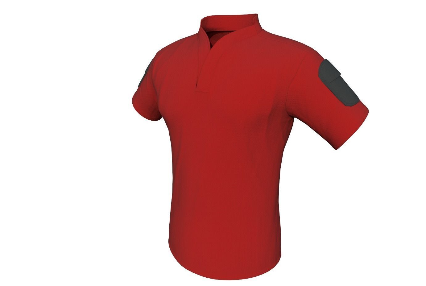 Velocity Systems Mens BOSS Rugby Tactical Shirt PBR Low-poly 3D model_42