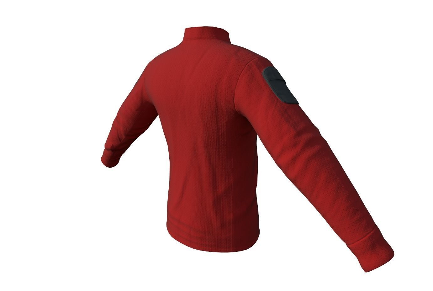 Velocity Systems Mens BOSS Rugby Tactical Shirt PBR Low-poly 3D model_22
