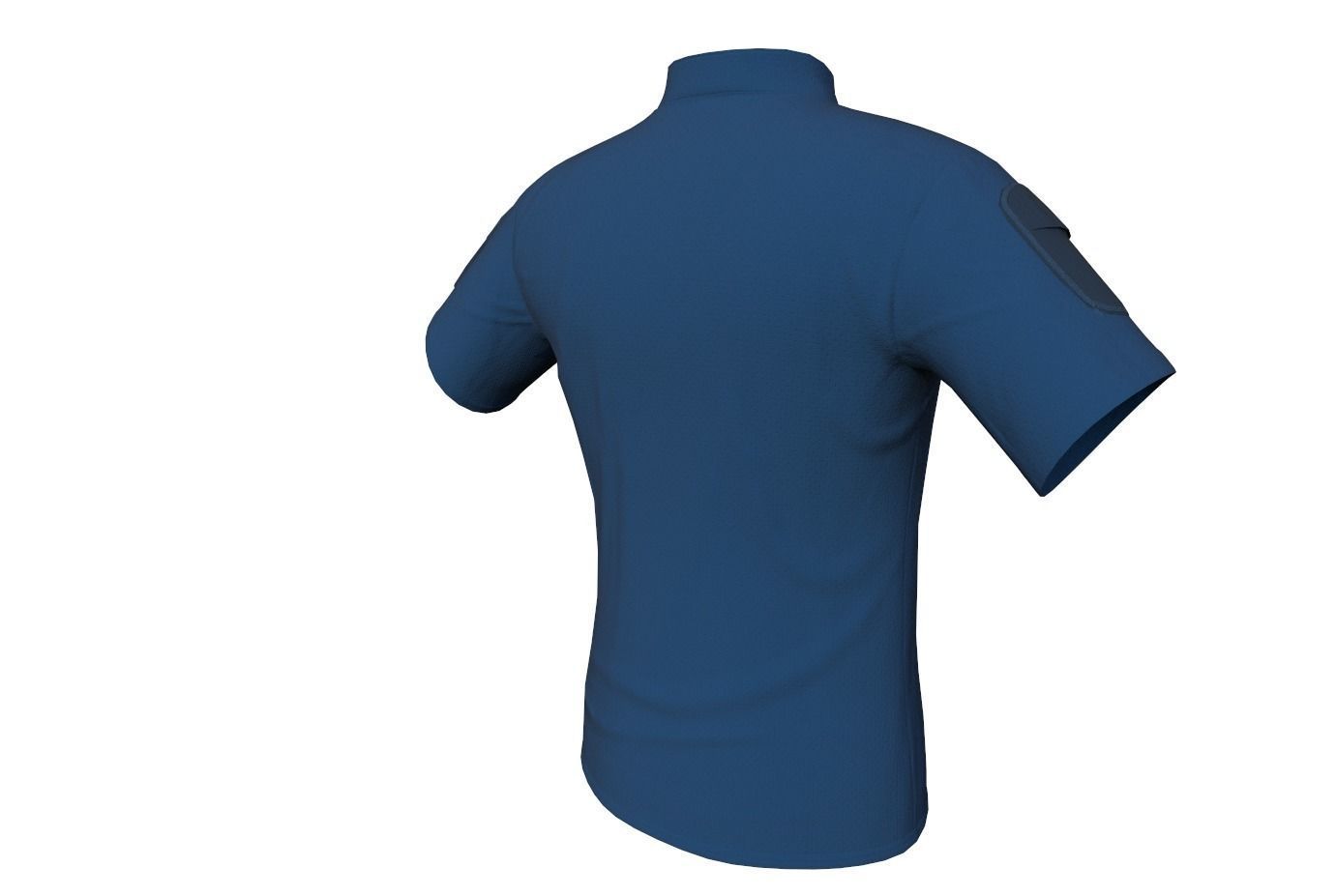 Velocity Systems Mens BOSS Rugby Tactical Shirt PBR Low-poly 3D model_38