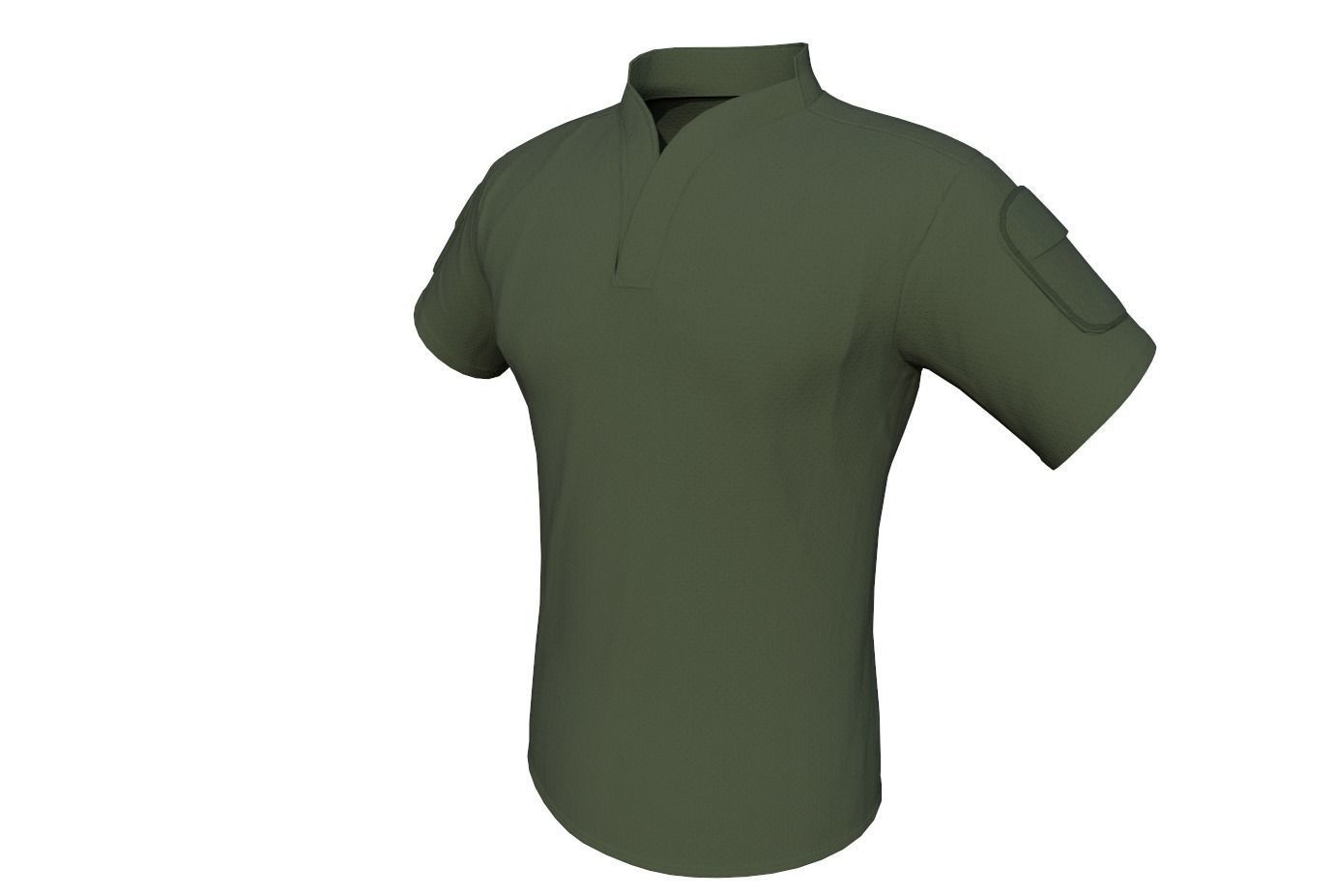 Velocity Systems Mens BOSS Rugby Tactical Shirt PBR Low-poly 3D model_36