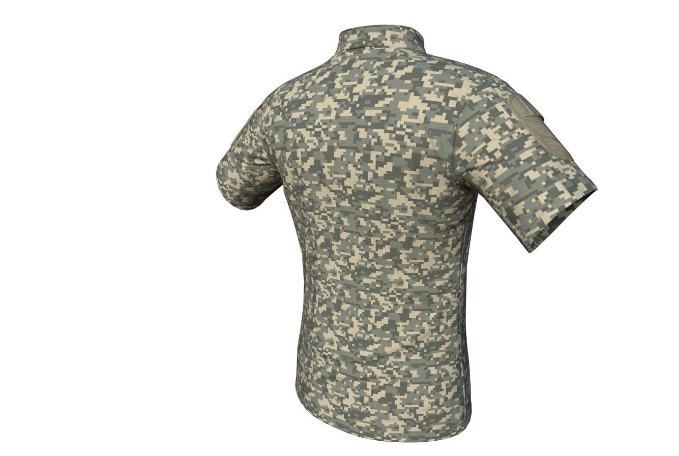 Velocity Systems Mens BOSS Rugby Tactical Shirt PBR Low-poly 3D model_54
