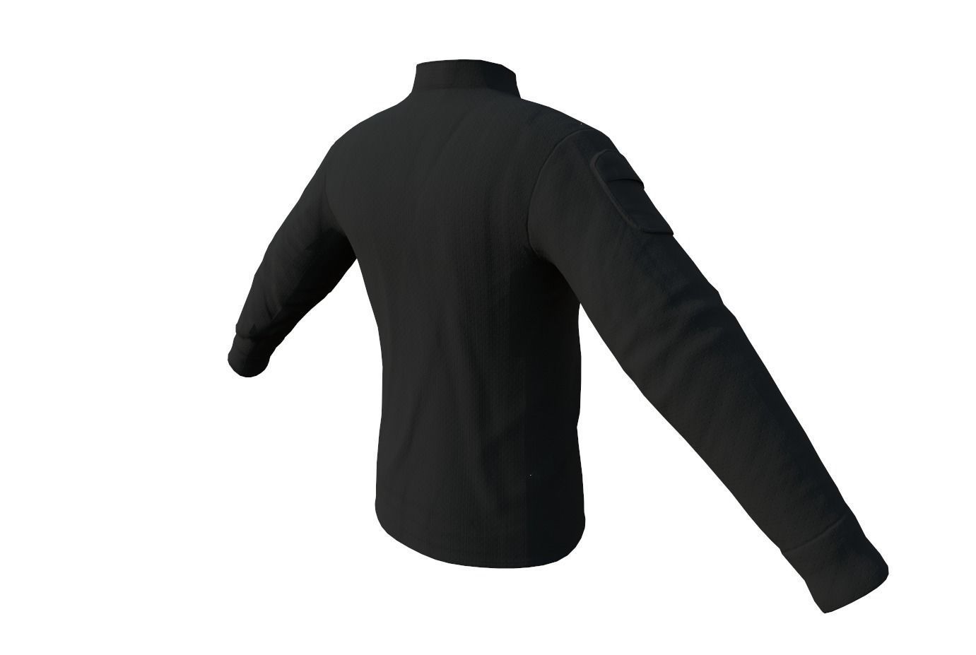 Velocity Systems Mens BOSS Rugby Tactical Shirt PBR Low-poly 3D model_19