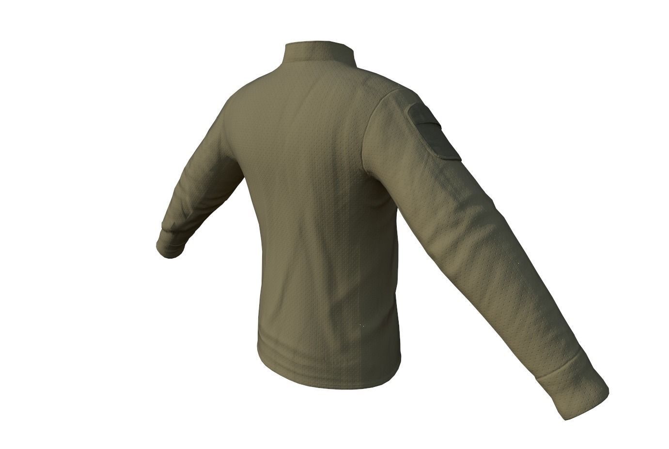 Velocity Systems Mens BOSS Rugby Tactical Shirt PBR Low-poly 3D model_20