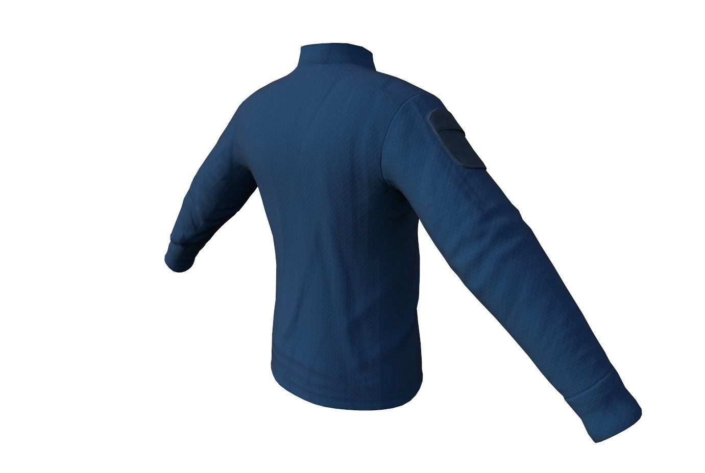 Velocity Systems Mens BOSS Rugby Tactical Shirt PBR Low-poly 3D model_17