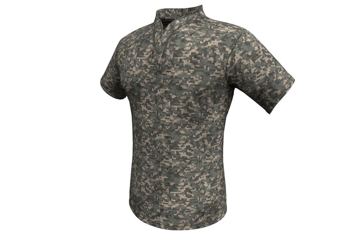 Velocity Systems Mens BOSS Rugby Tactical Shirt PBR Low-poly 3D model_62