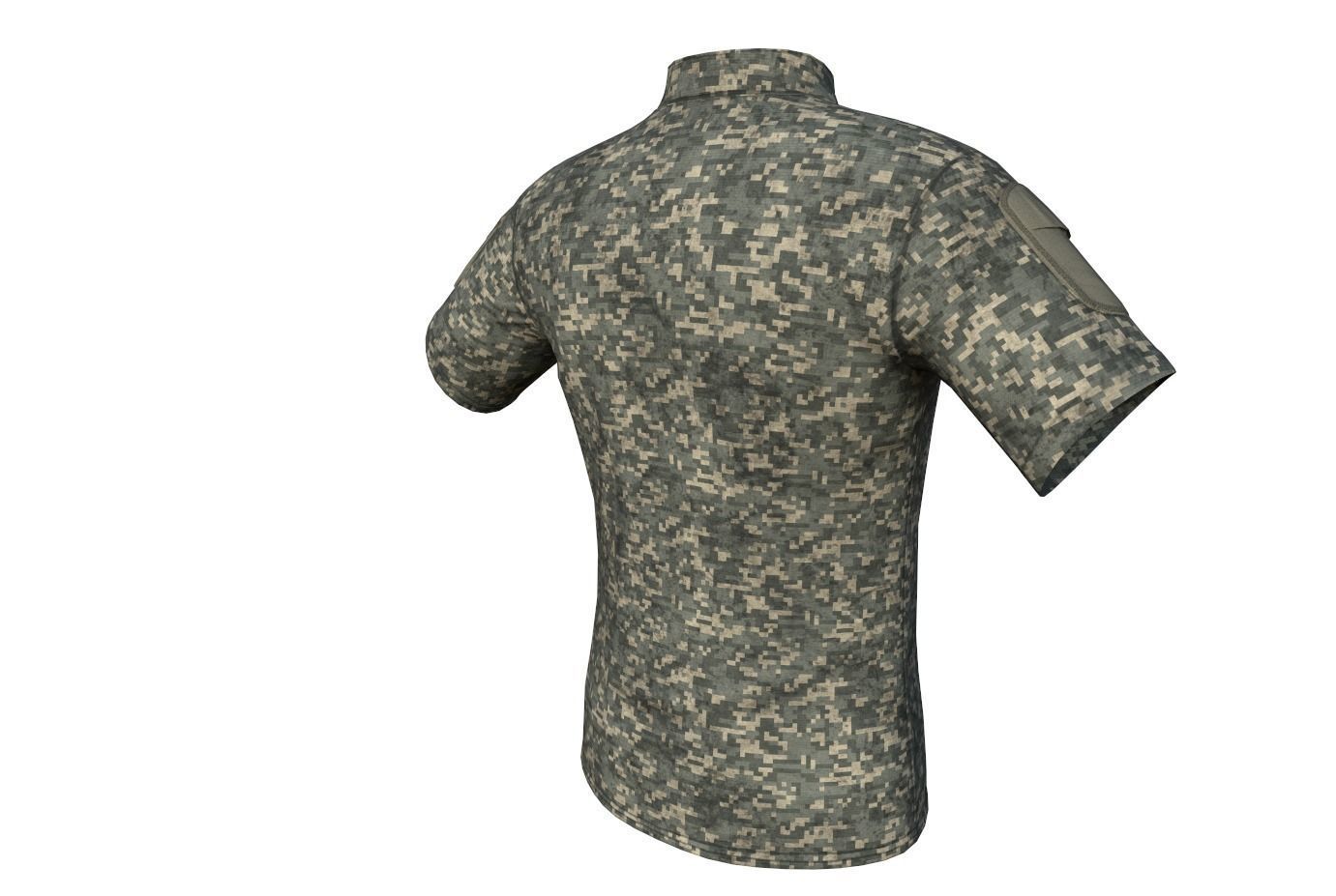 Velocity Systems Mens BOSS Rugby Tactical Shirt PBR Low-poly 3D model_58