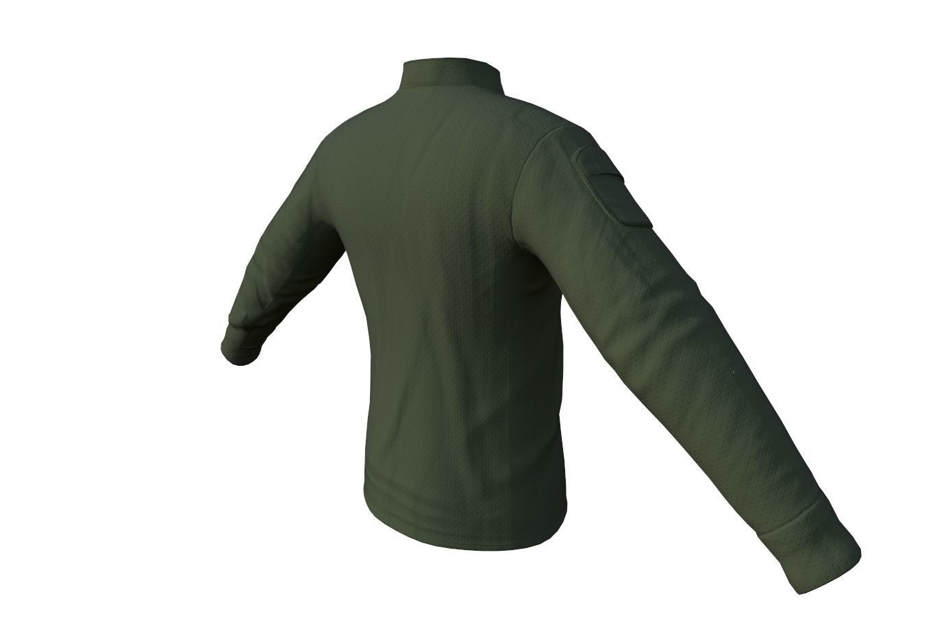 Velocity Systems Mens BOSS Rugby Tactical Shirt PBR Low-poly 3D model_13