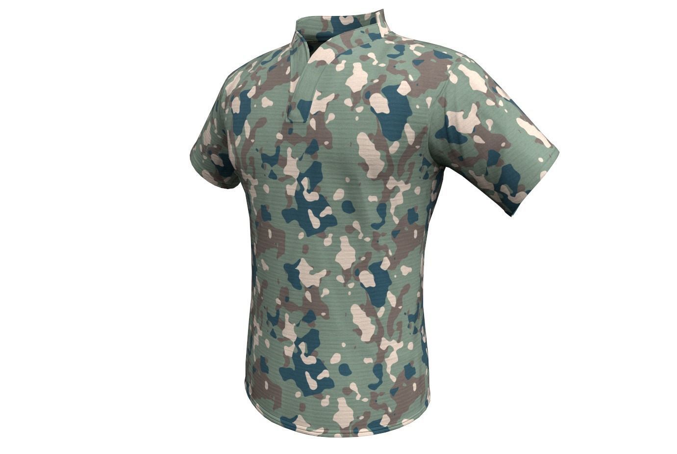 Velocity Systems Mens BOSS Rugby Tactical Shirt PBR Low-poly 3D model_72