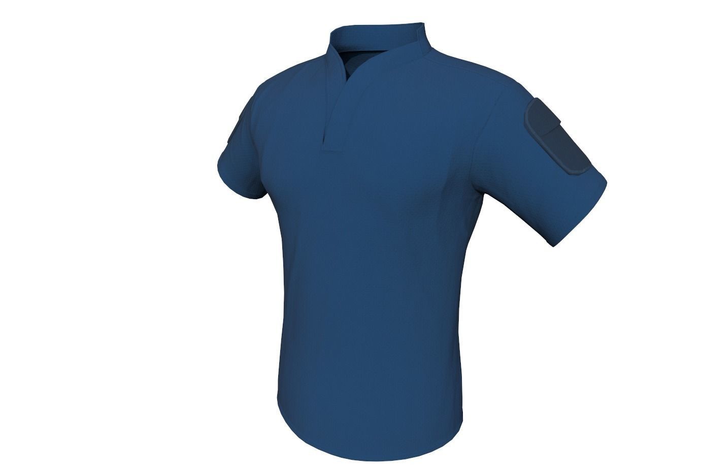 Velocity Systems Mens BOSS Rugby Tactical Shirt PBR Low-poly 3D model_31