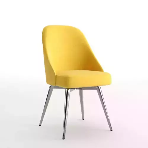 Mid-Century Swivel Office Chair - Velvet