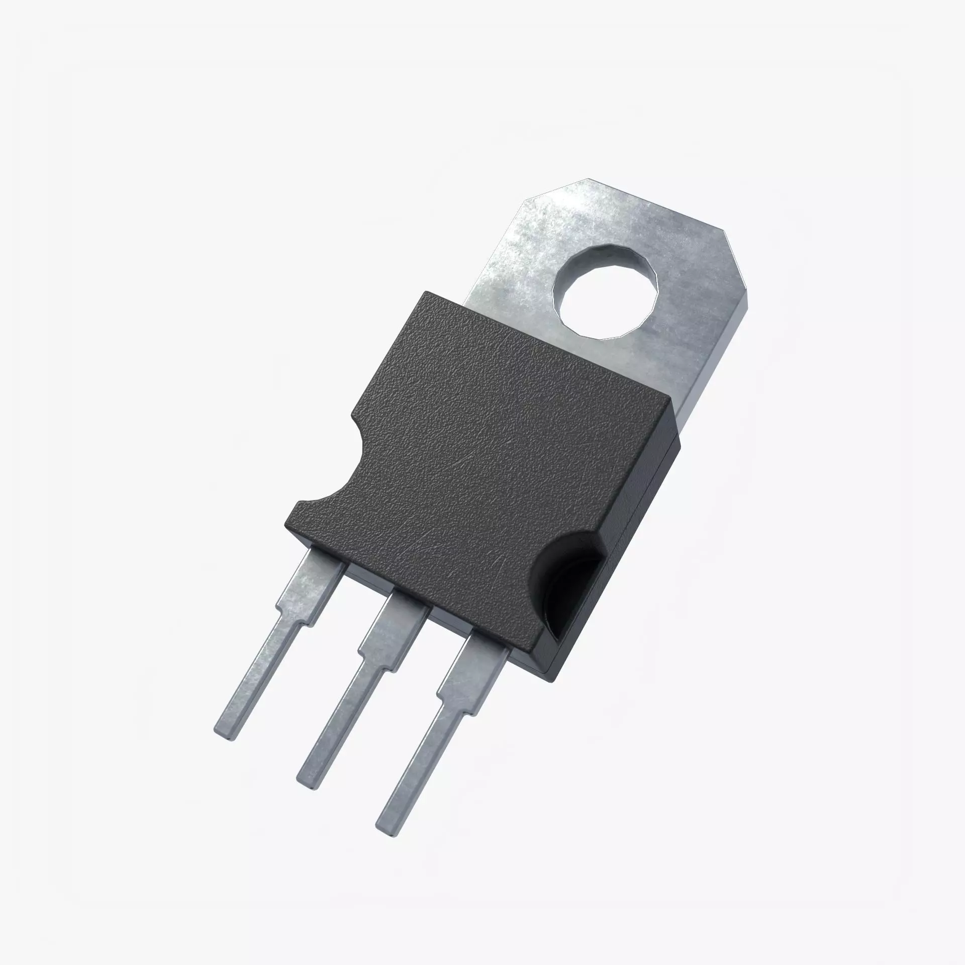 2K PBR Textured Transistor model 2 3D model_0