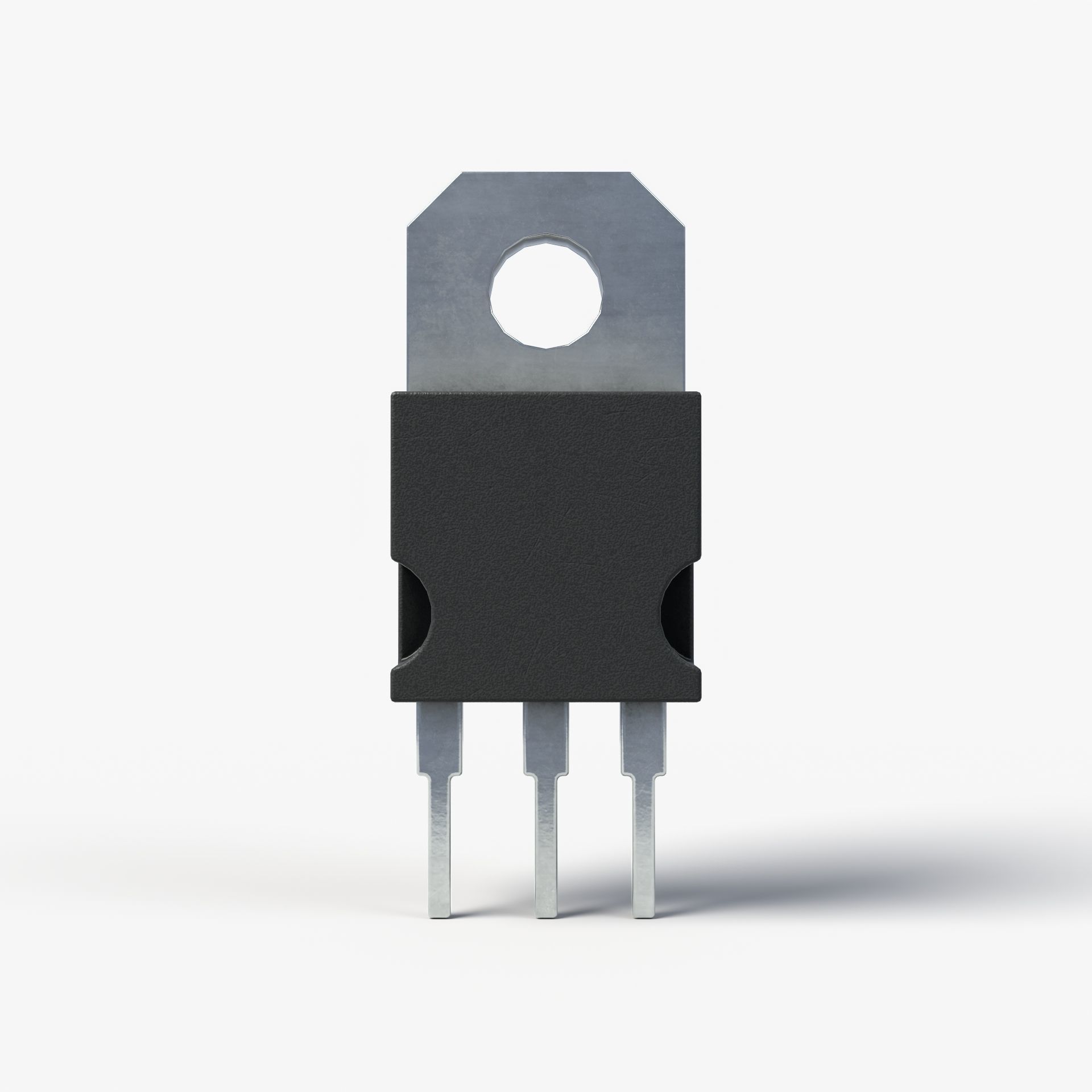 2K PBR Textured Transistor model 2 3D model_5