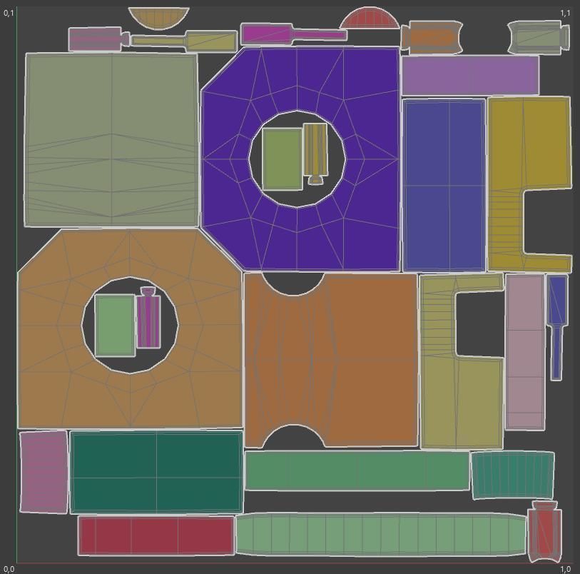 2K PBR Textured Transistor model 2 3D model_1