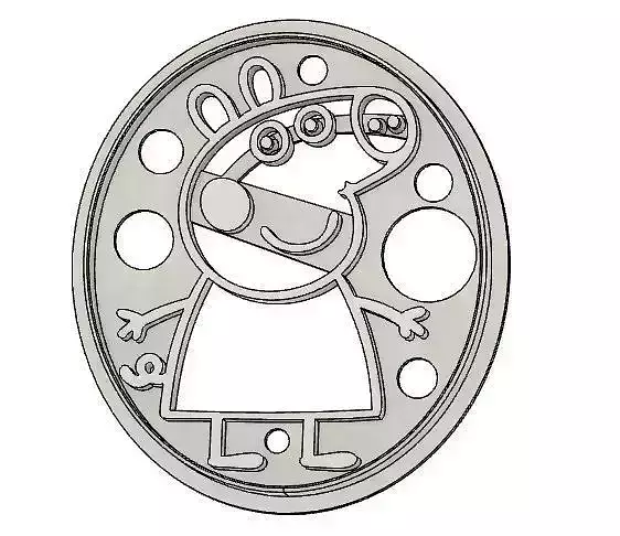 Cortante de Galletas Cookie cutter de Pepa Pig